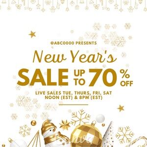 Live Sales New Year Sale